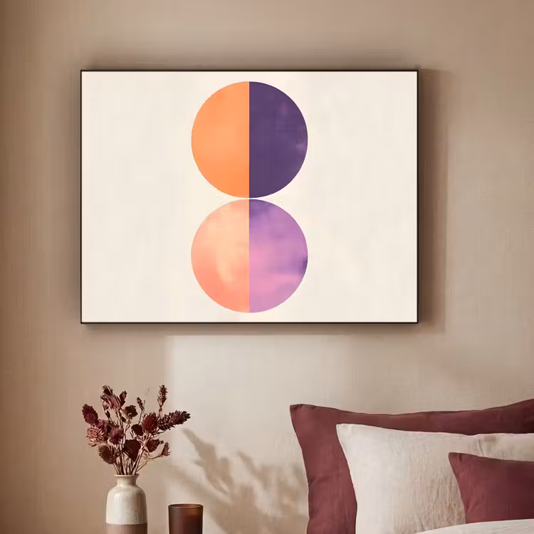 Art Frame - Abstract - Cirkels - Paars — 3