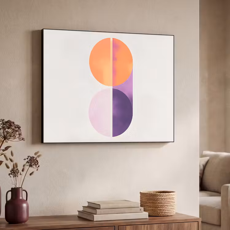Art Frame - Cirkels - Abstract - Paars — 7
