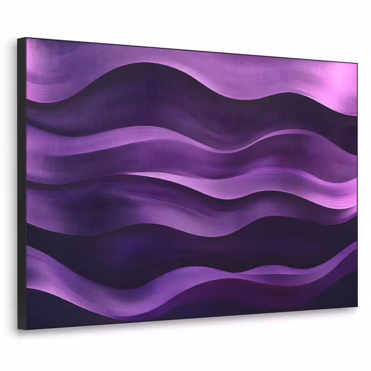 Art Frame - Golven - Abstract - Paars — 1