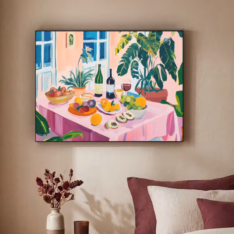 Art Frame - Tafel - Wijn - Fruit — 3