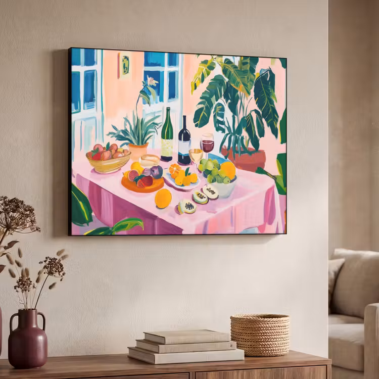 Art Frame - Tafel - Wijn - Fruit — 7