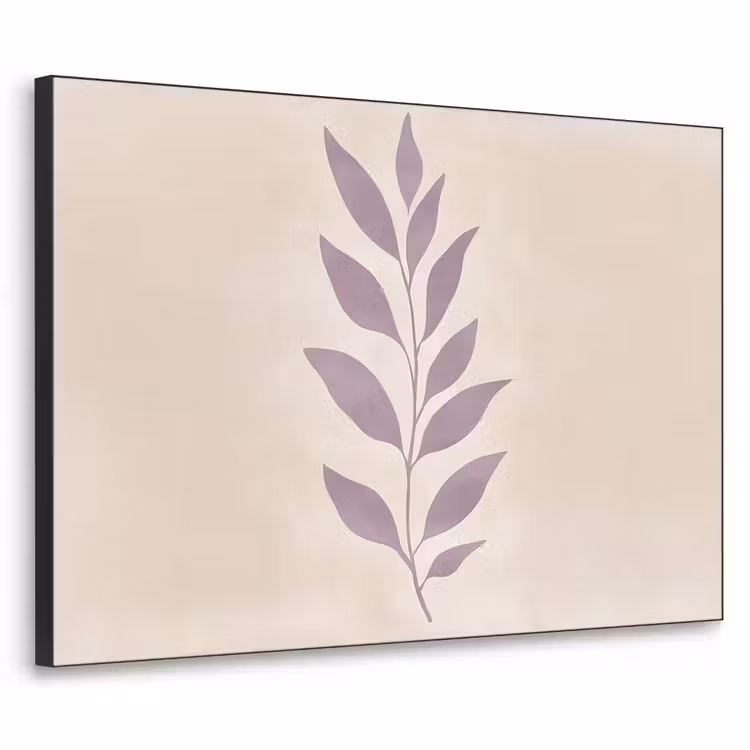 Art Frame - Tak - Bladeren - Minimalistisch - Beige — 1