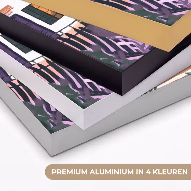 Art Frame - Huizen - Minimalistisch - Palmbomen - Kust — 2