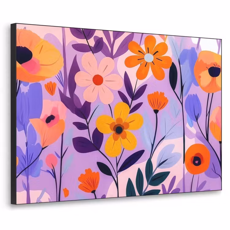 Art Frame - Bloemen - Kleurrijk - Bladeren — 1