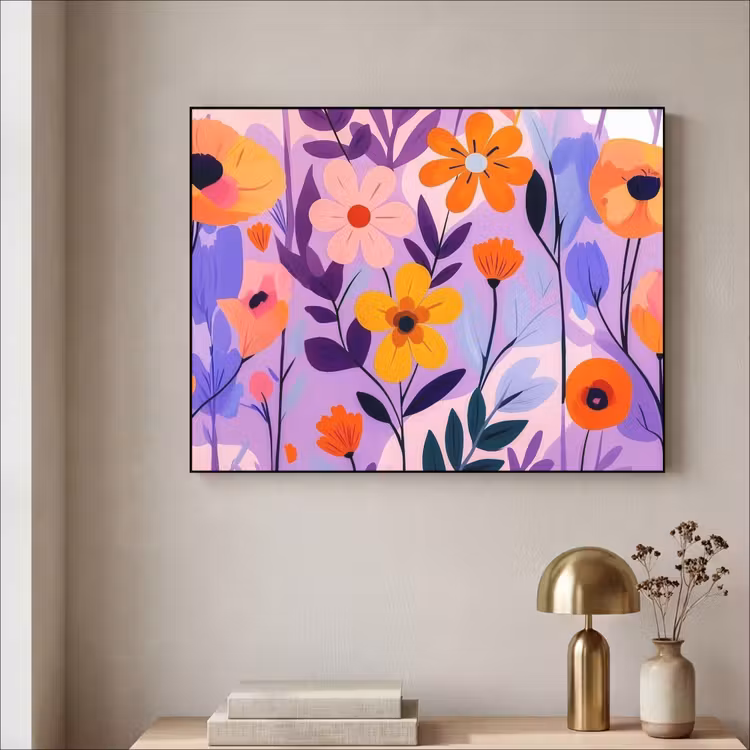 Art Frame - Bloemen - Kleurrijk - Bladeren — 5
