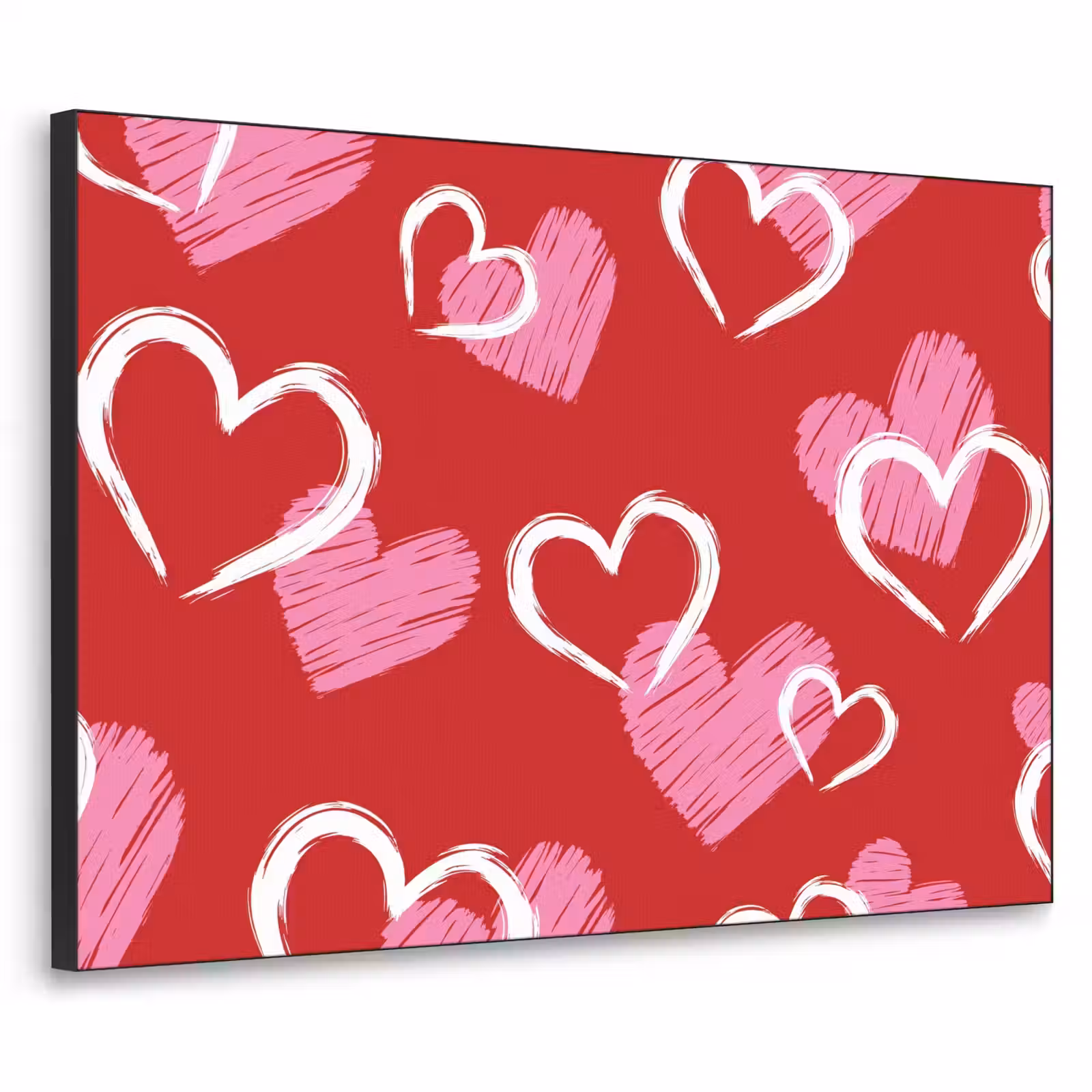 Art Frame - Patroon - Hartjes - Roze - Valentijn — 1