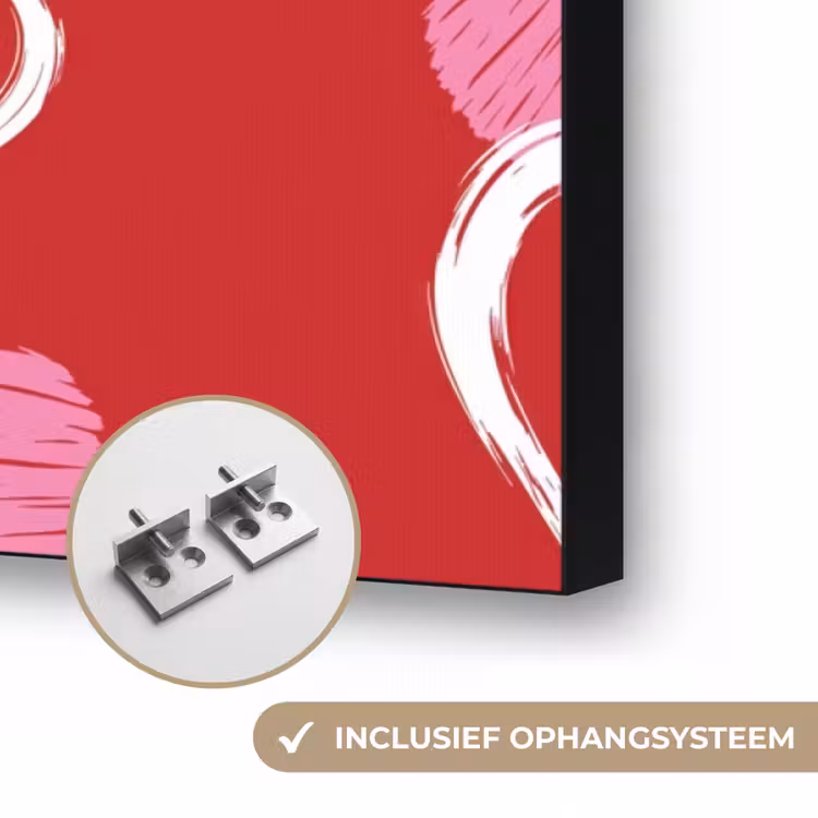 Art Frame - Patroon - Hartjes - Roze - Valentijn — 6