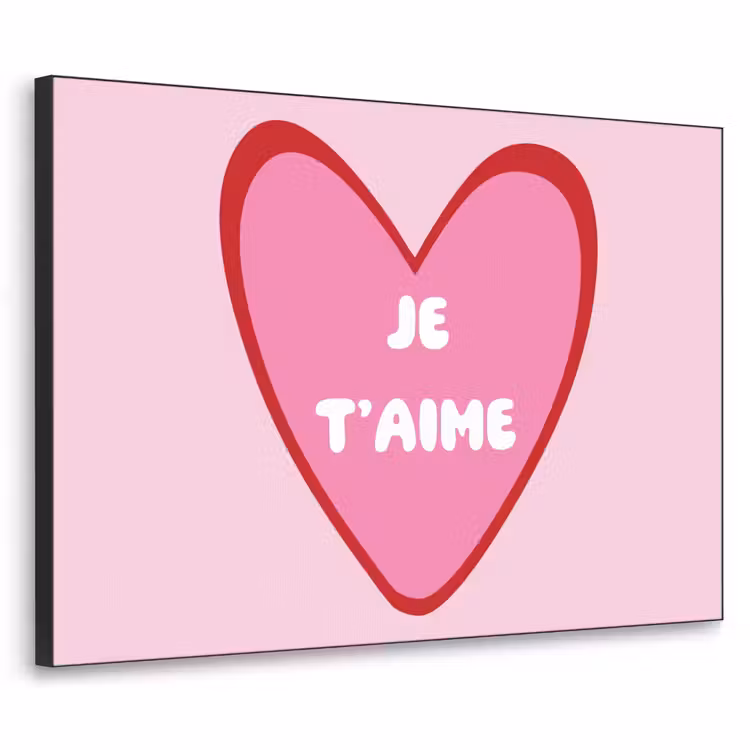 Art Frame - Hart - Frans - Valentijn - Roze — 1