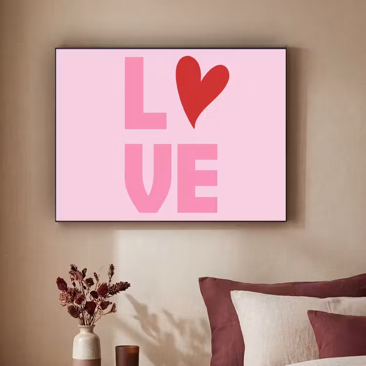 Art Frame - Love - Roze - Hart - Valentijn — 3