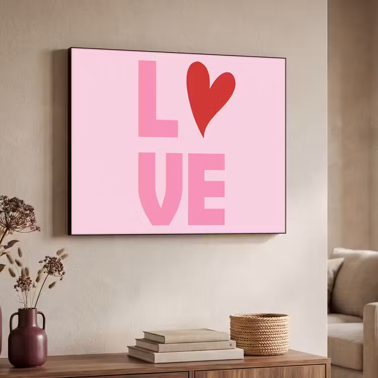 Art Frame - Love - Roze - Hart - Valentijn — 7