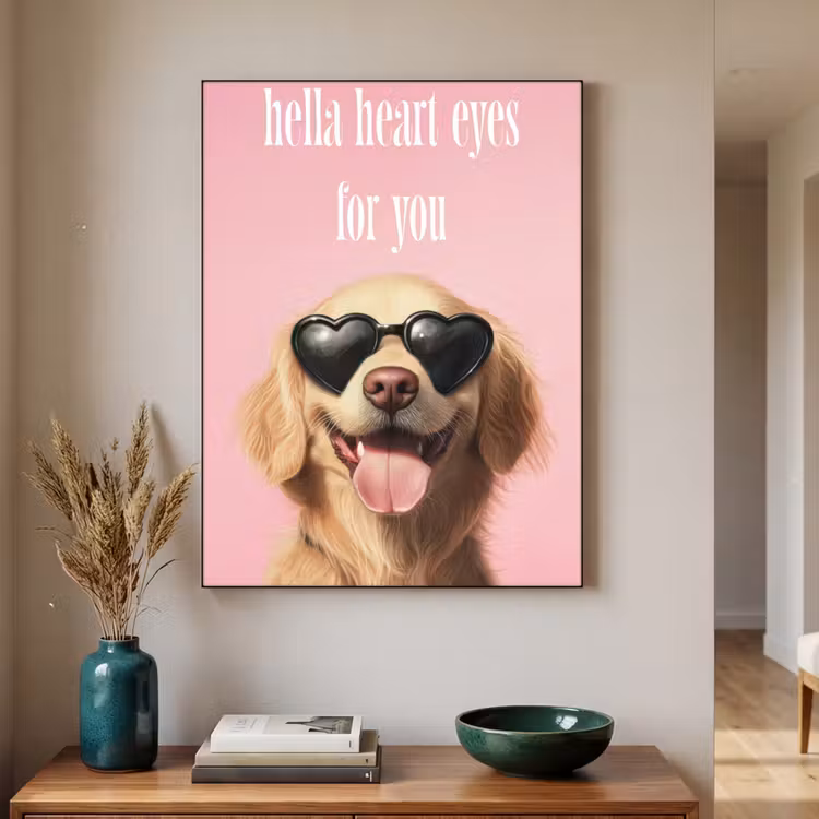 Art Frame - Zonnebril - Hartjes - Hond - Valentijn — 3