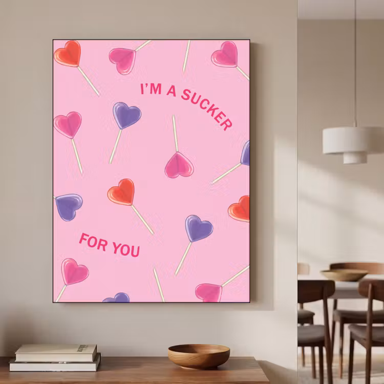 Art Frame - Lolly - Valentijn - Illustratie - Snoep — 6