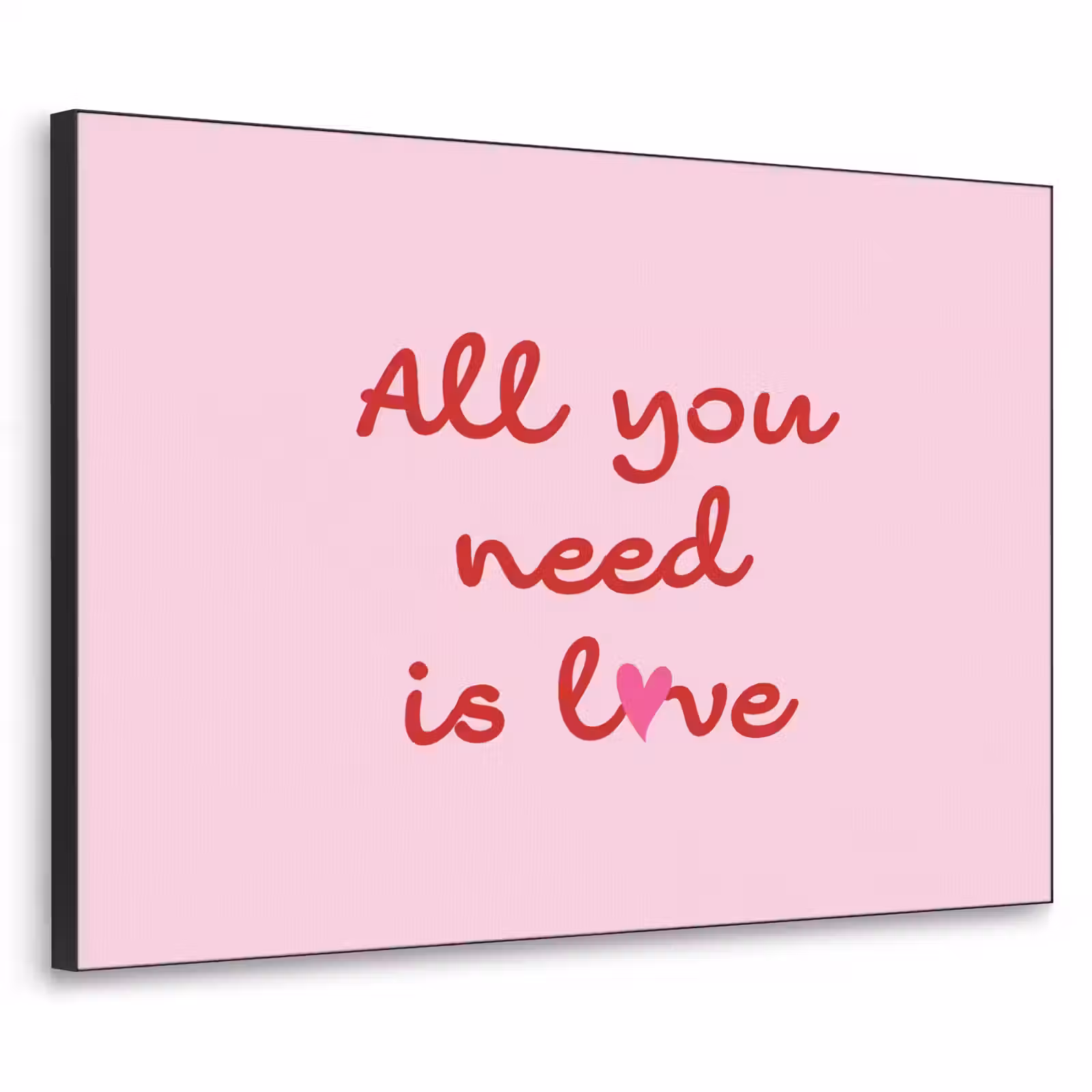 Art Frame - Tekst - Roze - Love - Hart — 1