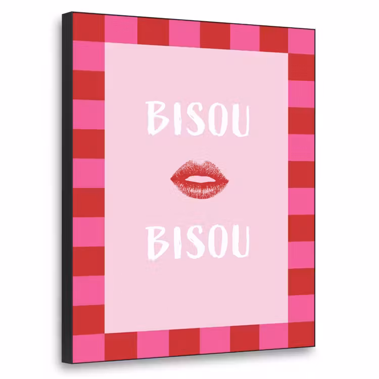 Art Frame - Kiss - Roze - Frans - Valentijn — 1