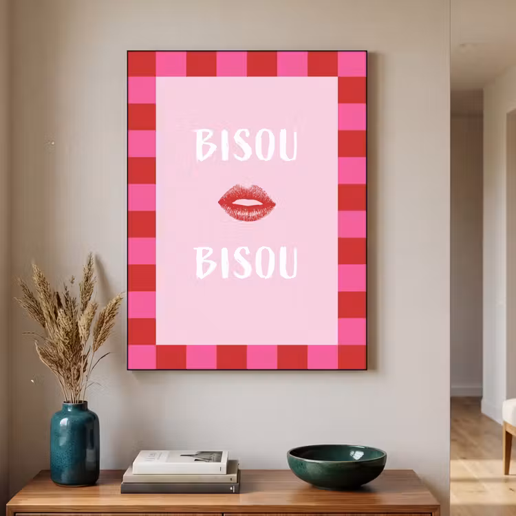 Art Frame - Kiss - Roze - Frans - Valentijn — 3