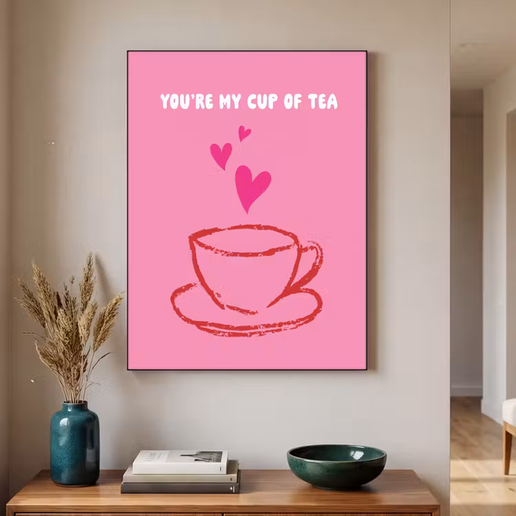 Art Frame - Thee - Roze - Valentijn - Tekst — 4