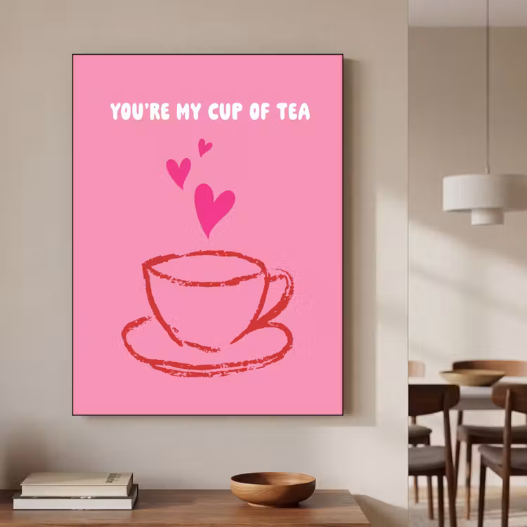 Art Frame - Thee - Roze - Valentijn - Tekst — 6