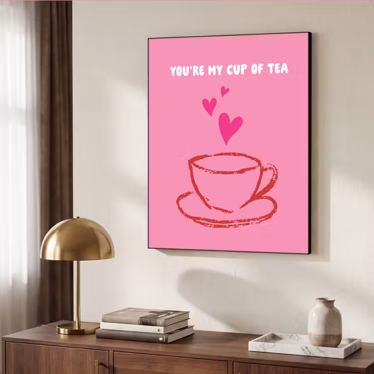 Art Frame - Thee - Roze - Valentijn - Tekst — 9