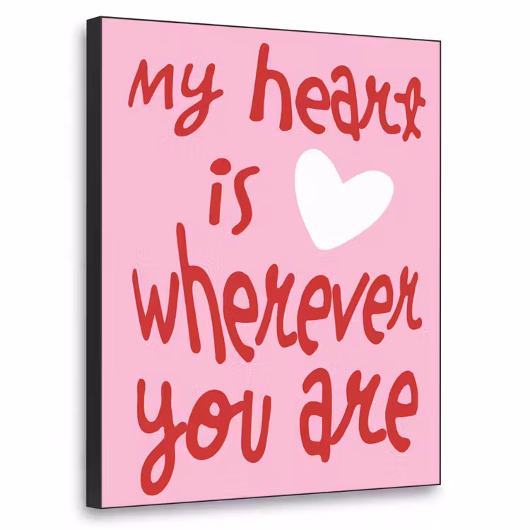 Art Frame - Valentijn - Hart - Liefde - Roze — 1