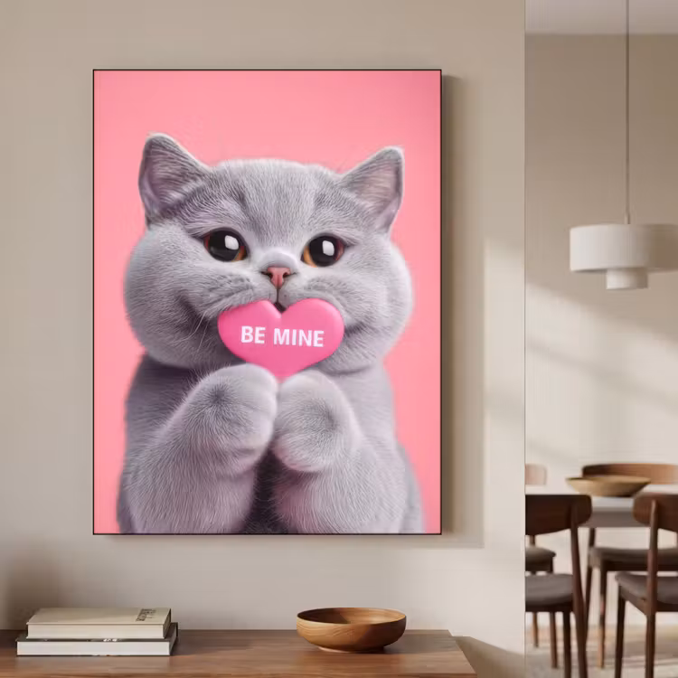 Art Frame - Kat - Valentijn - Roze - Liefde — 7