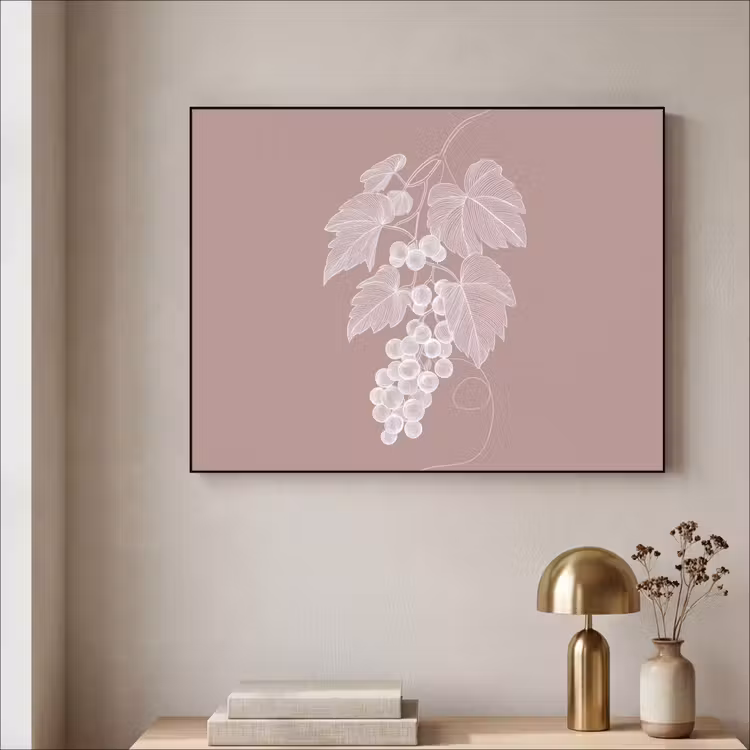 Art Frame - Tros - Druiven - Illustratie - Bladeren — 5