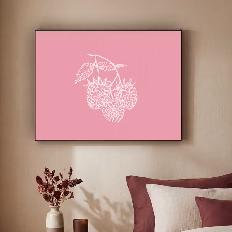 Art Frame - Frambozen - Steel - Getekend - Roze — 3