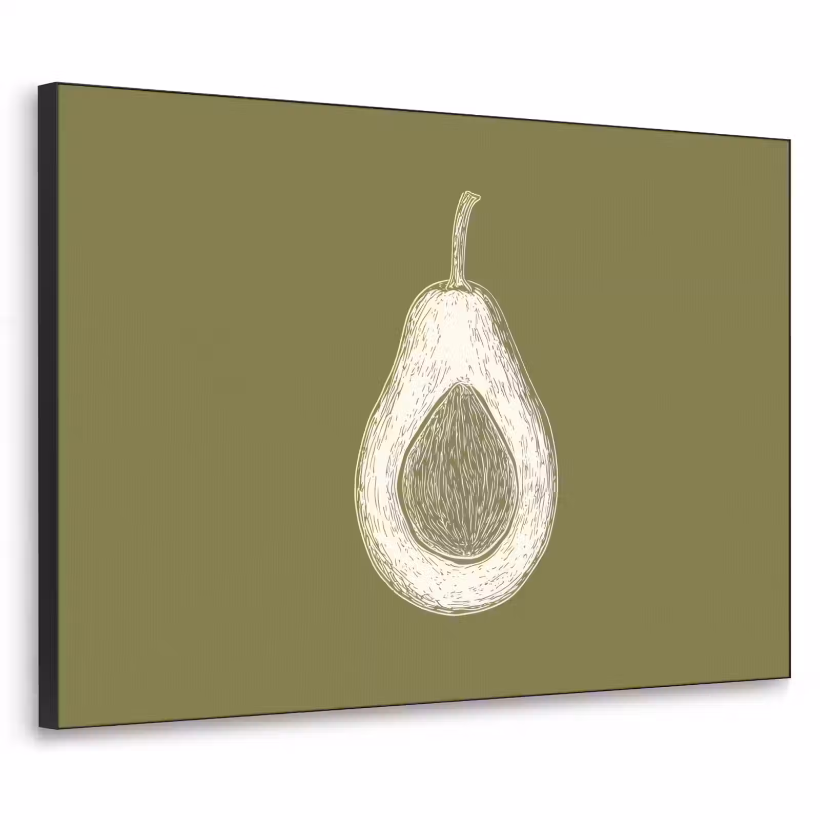 Art Frame - Avocado - Minimalistisch - Illustratie - Groen — 1