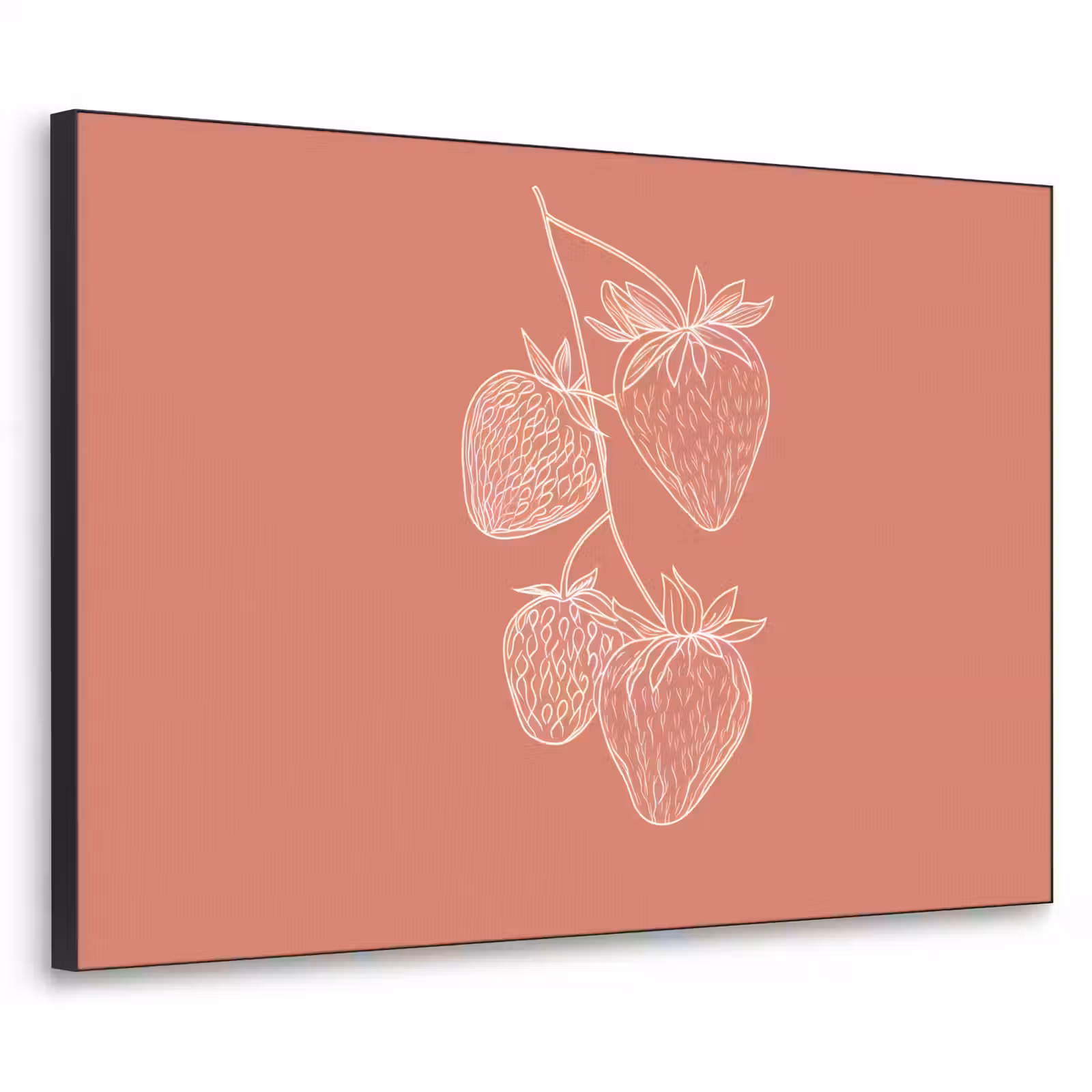 Art Frame - Minimalistisch - Illustratie - Aardbei - Tak — 1
