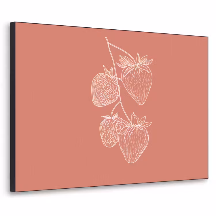 Art Frame - Minimalistisch - Illustratie - Aardbei - Tak — 1