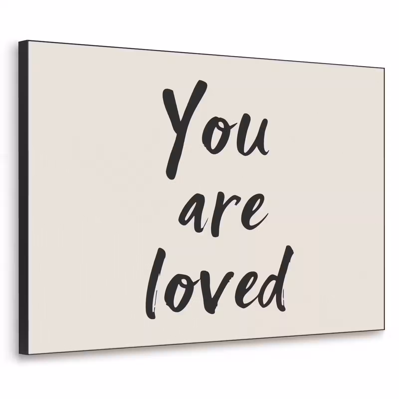 Art Frame - Minimalistisch - Beige - Love — 1