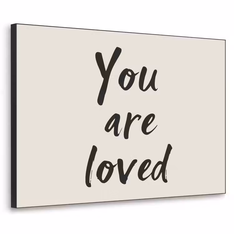 Art Frame - Minimalistisch - Beige - Love — 1