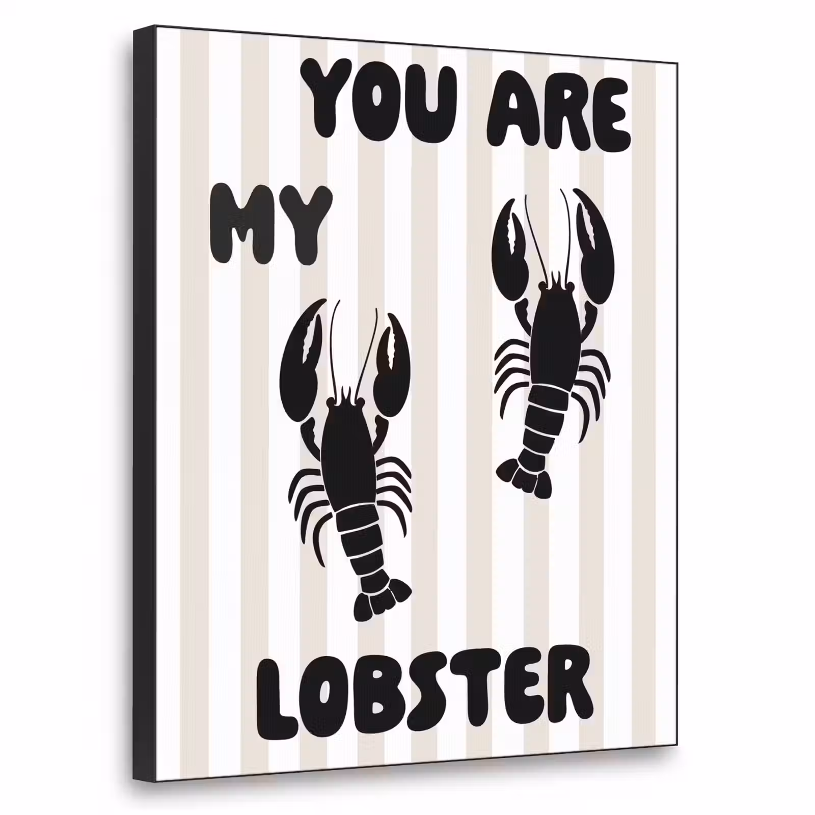 Art Frame - Lobster - Beige - Minimalistisch — 1