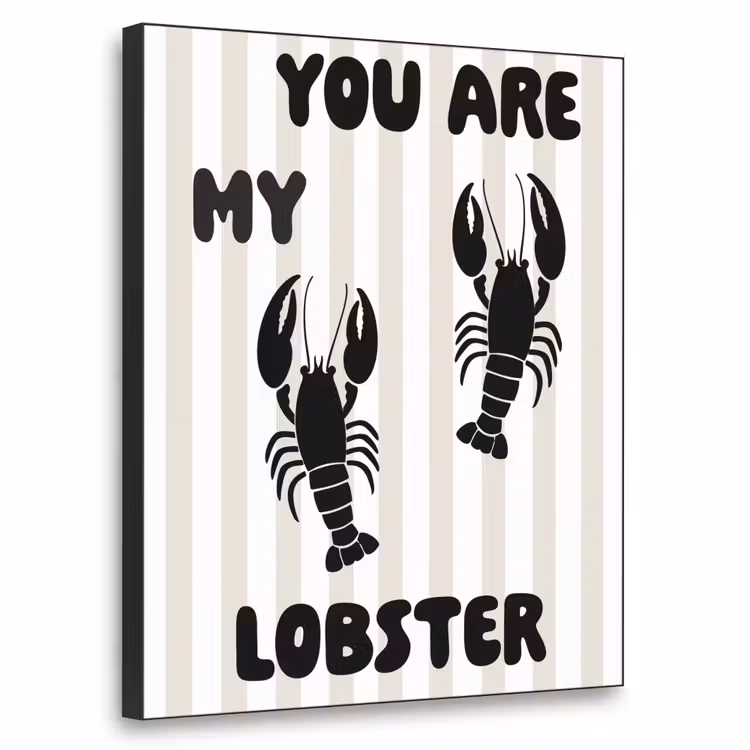 Art Frame - Lobster - Beige - Minimalistisch — 1