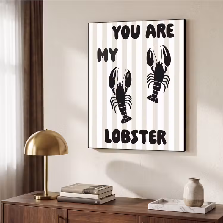 Art Frame - Lobster - Beige - Minimalistisch — 10