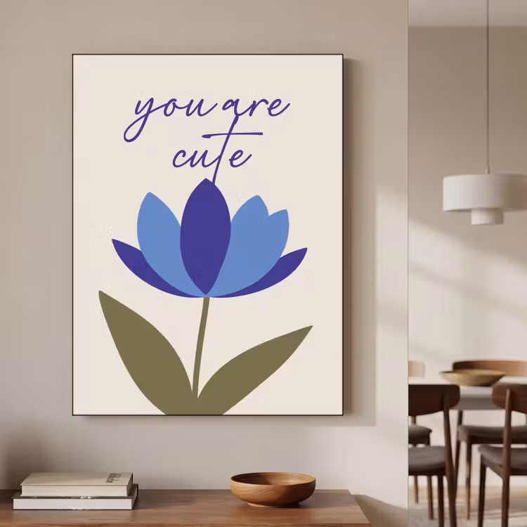 Art Frame - Korenbloem - Valentijn - Bloem - Blauw — 7