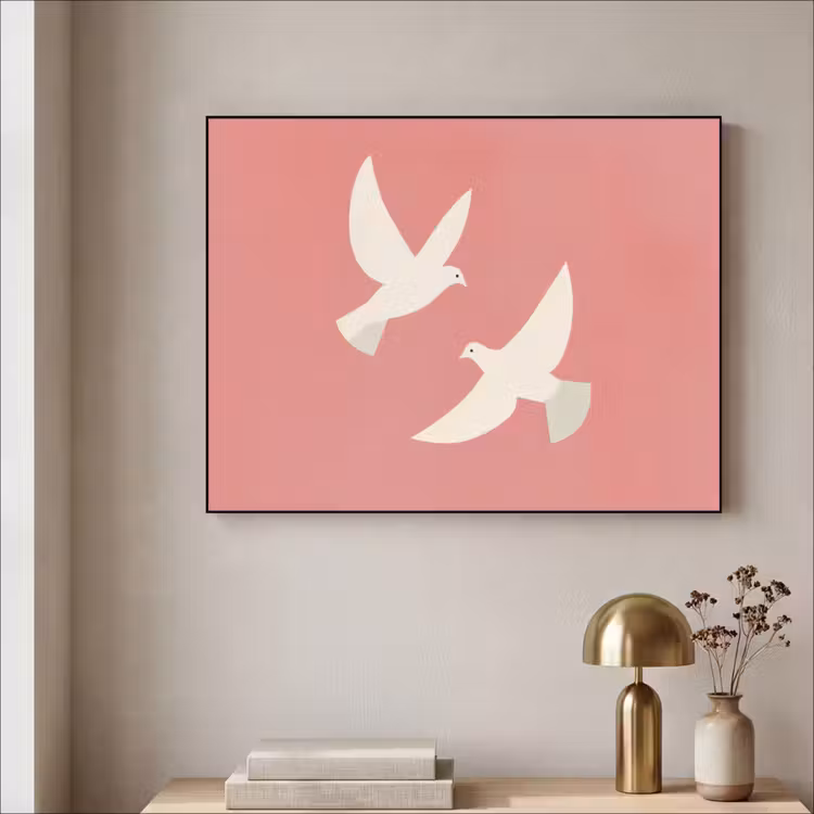 Art Frame - Duiven - Wit - Sierlijk — 5