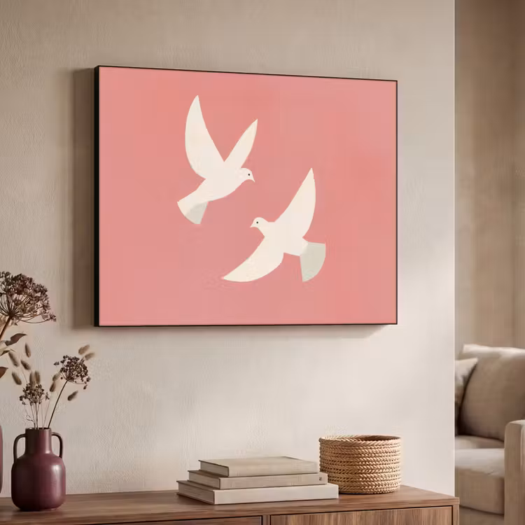 Art Frame - Duiven - Wit - Sierlijk — 7