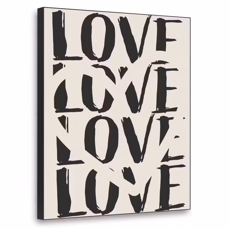 Art Frame - Love - Hart - Beige — 1