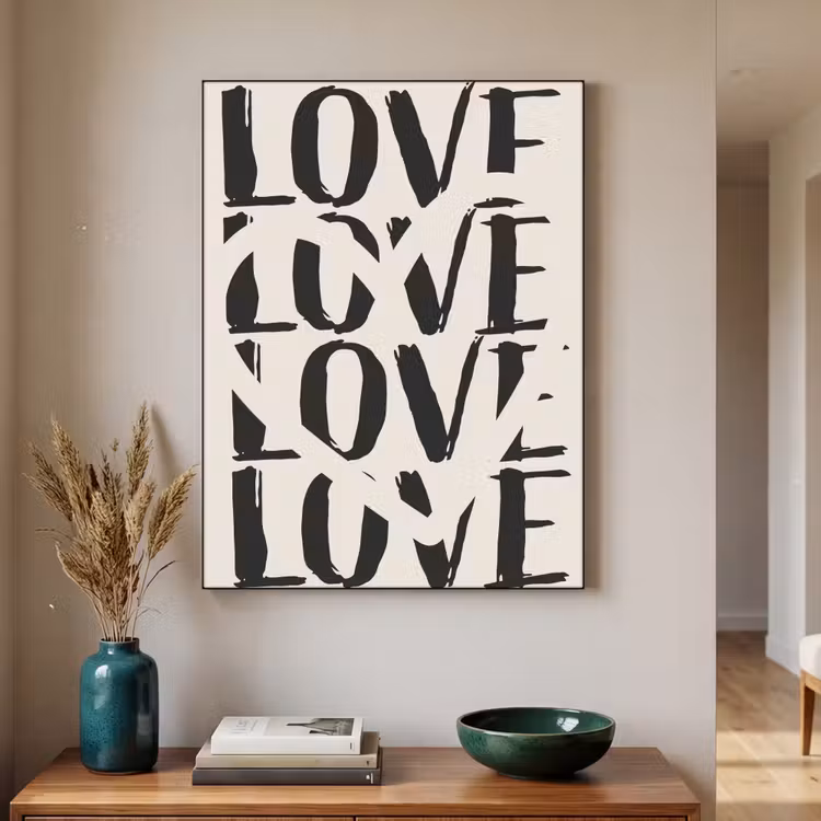 Art Frame - Love - Hart - Beige — 4