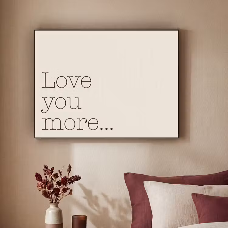 Art Frame - Minimalistisch - Love - Beige — 3