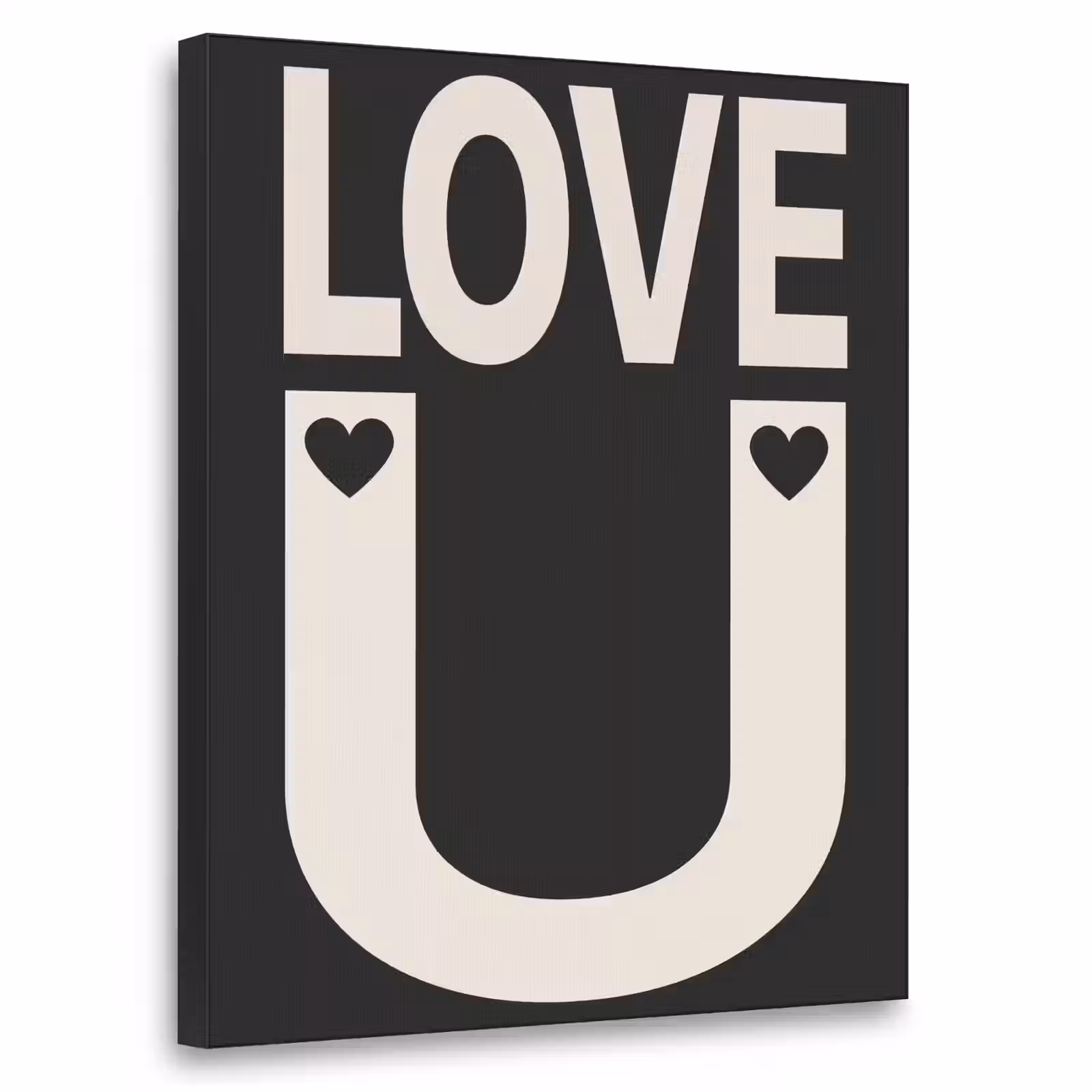 Art Frame - Love - Zwart - Minimalistisch — 1