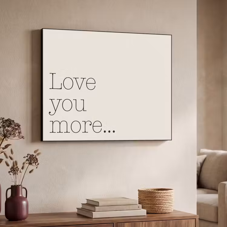 Art Frame - Minimalistisch - Love - Beige — 7