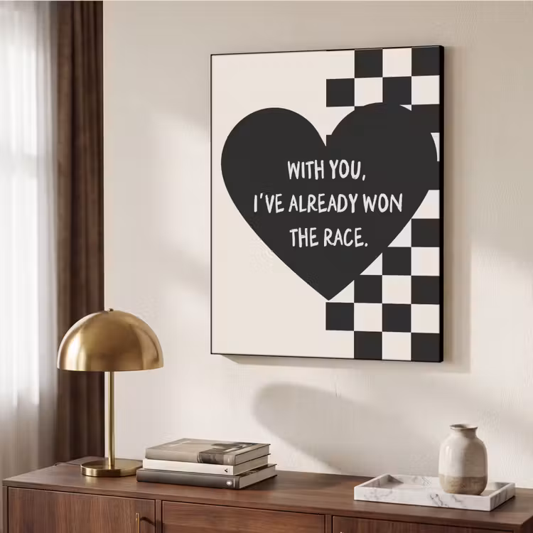 Art Frame - Liefde - Beige - Race — 10
