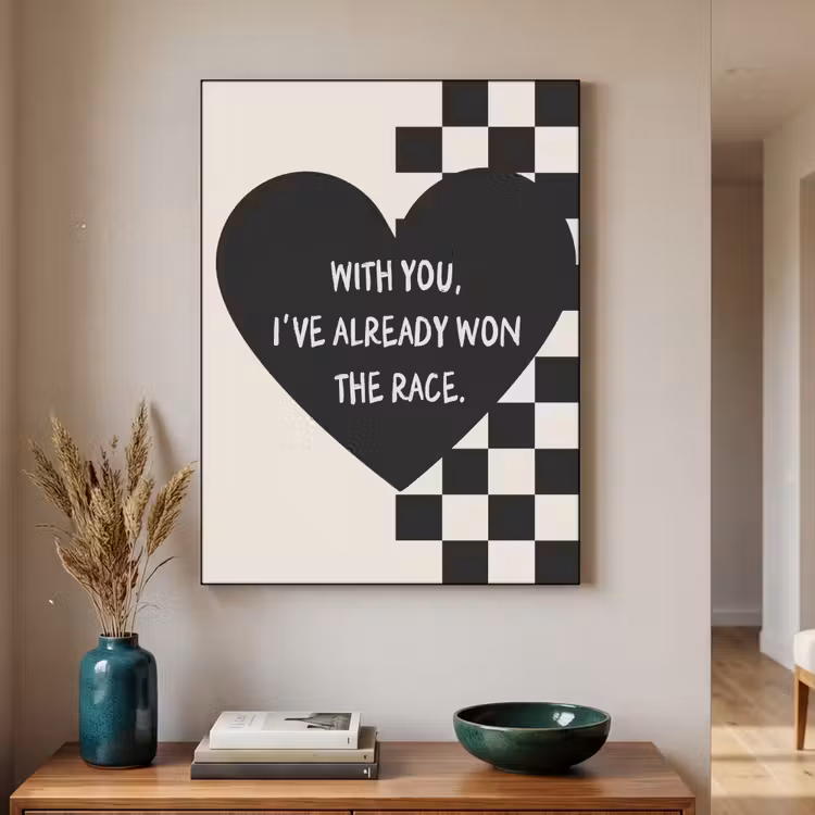 Art Frame - Liefde - Beige - Race — 4