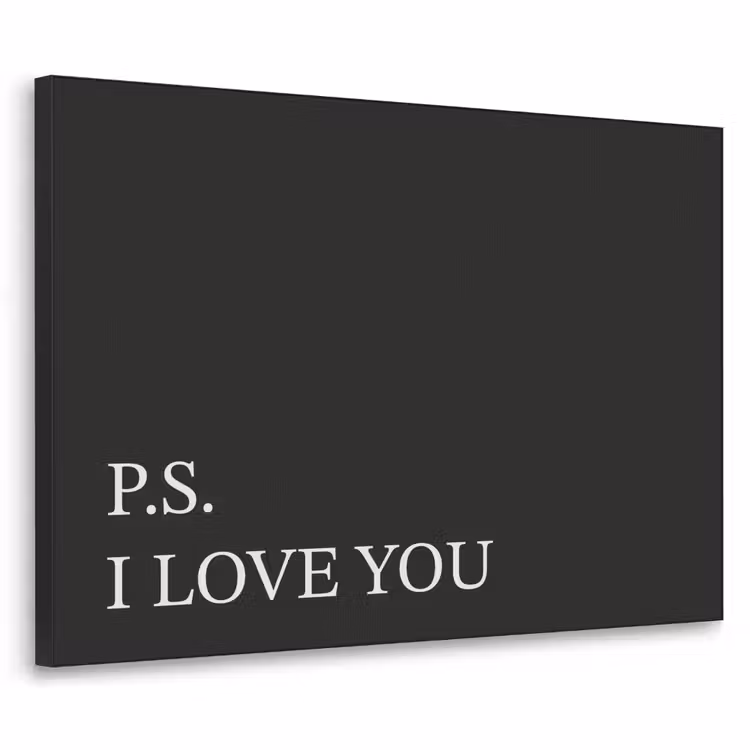 Art Frame - Zwart - Minimalistisch - Valentijn — 1