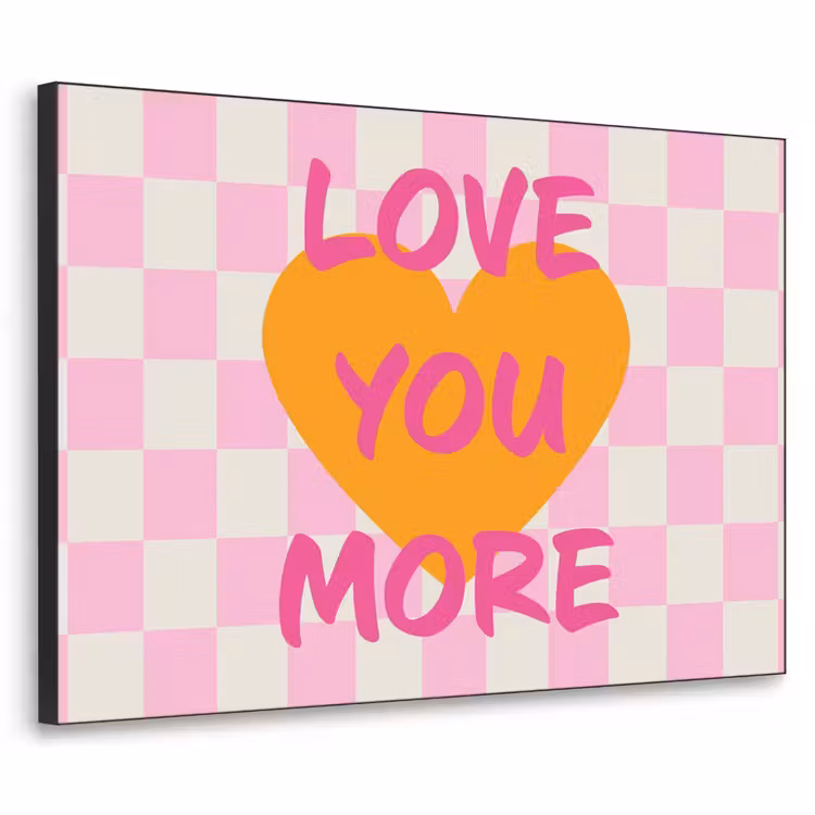 Art Frame - Valentijn - Love - Roze - Oranje — 1