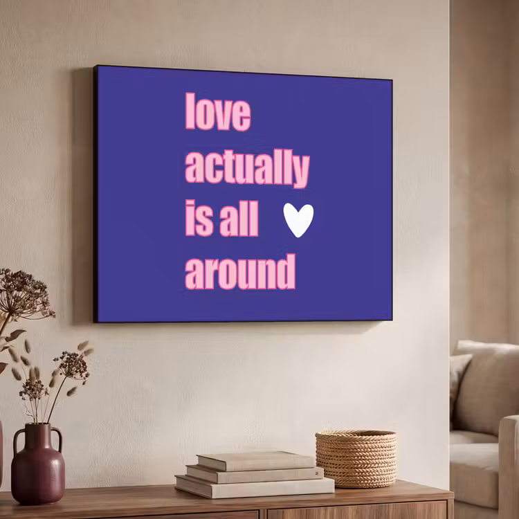 Art Frame - Tekst - Valentijn - Love - Blauw — 7