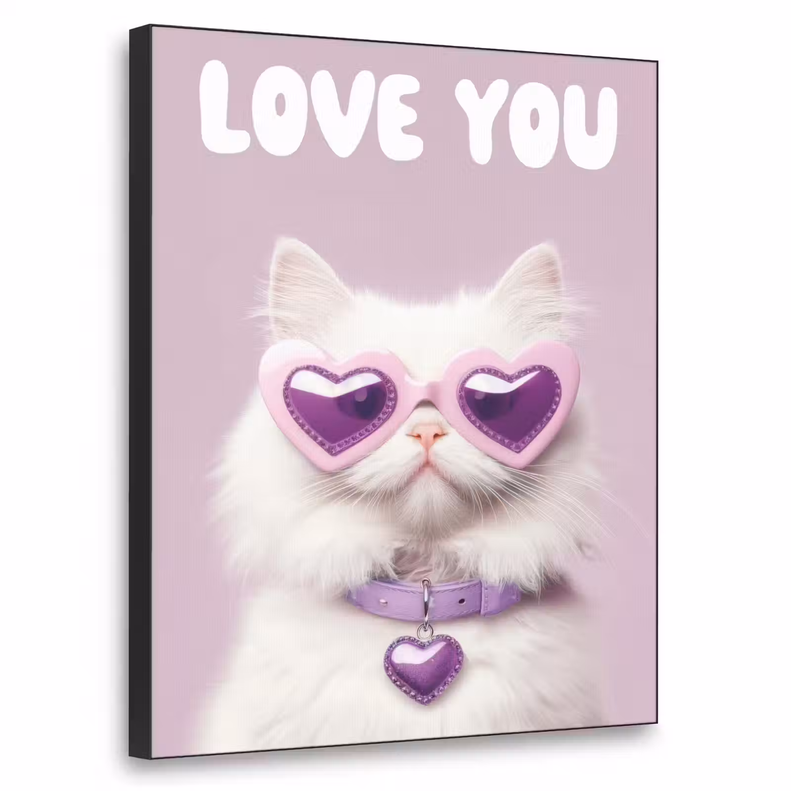 Art Frame - Kat - Love - Paars - Valentijn — 1
