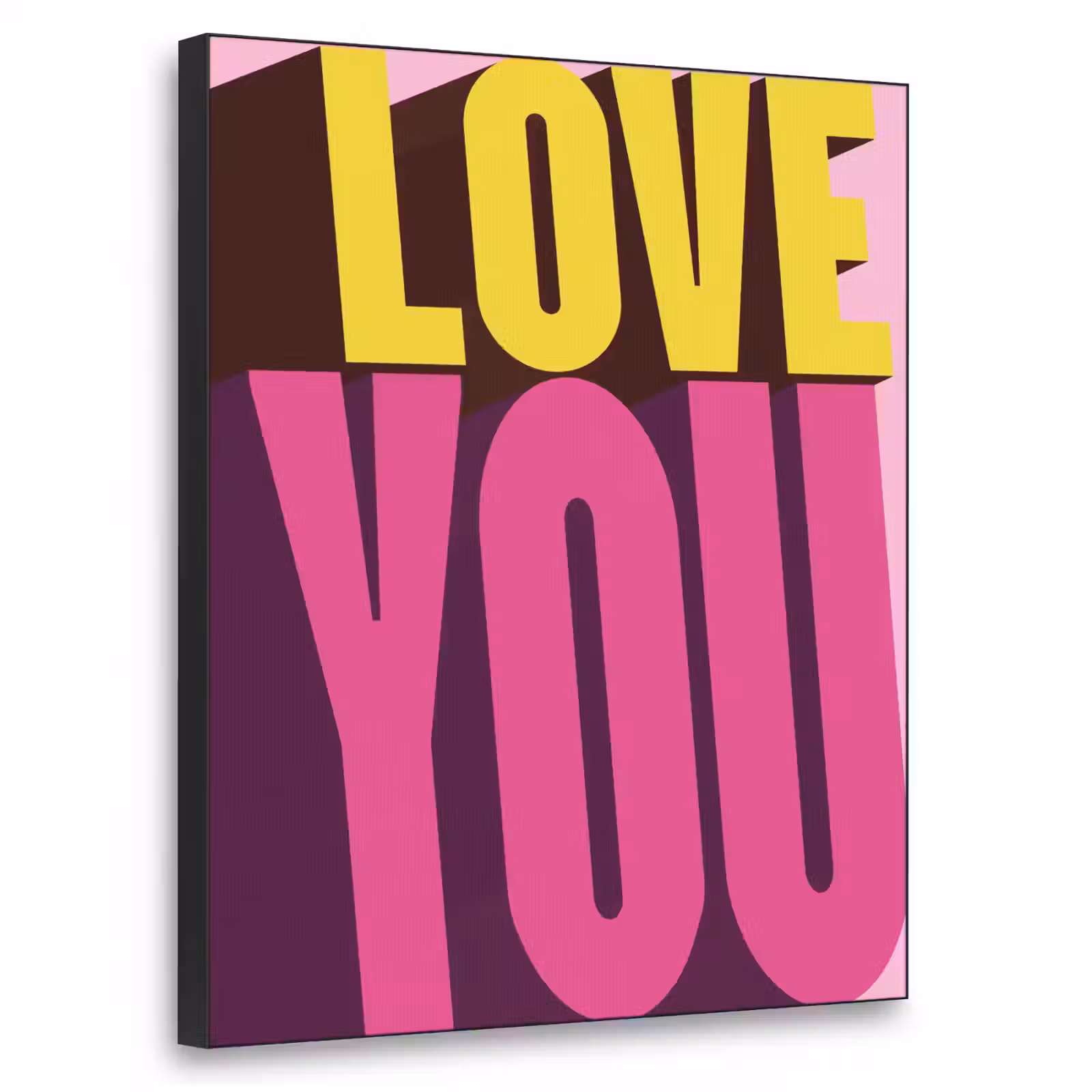 Art Frame - Love - Tekst - Roze - Valentijn — 1