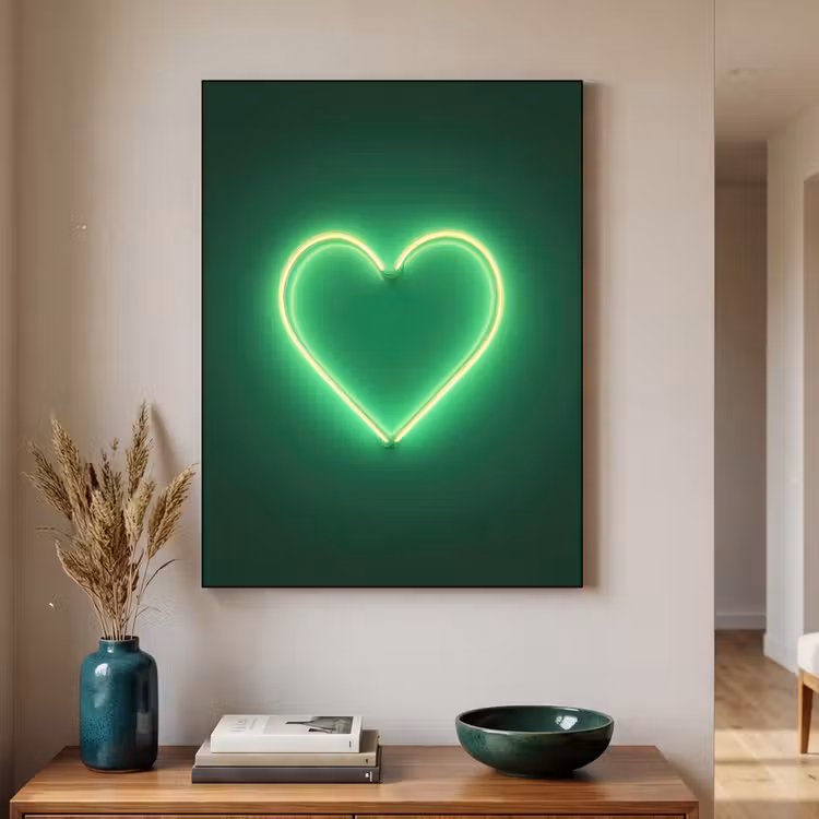 Art Frame - Neon - Groen - Licht — 3